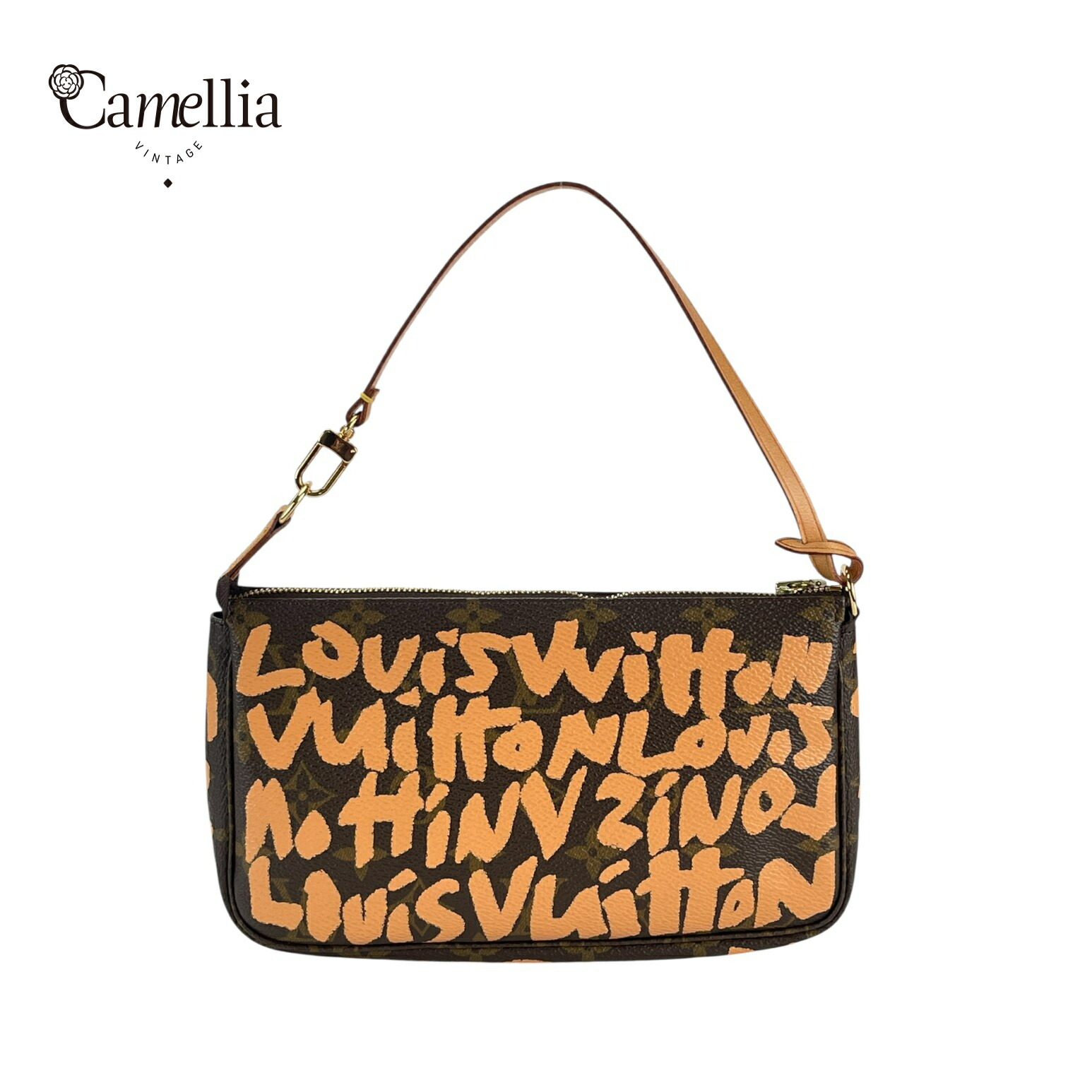 【中古】 LOUIS VUITTON ルイヴィトン モノグラム グラフィティ ポシェット・アクセソワール M92192 アクセサリーポーチ