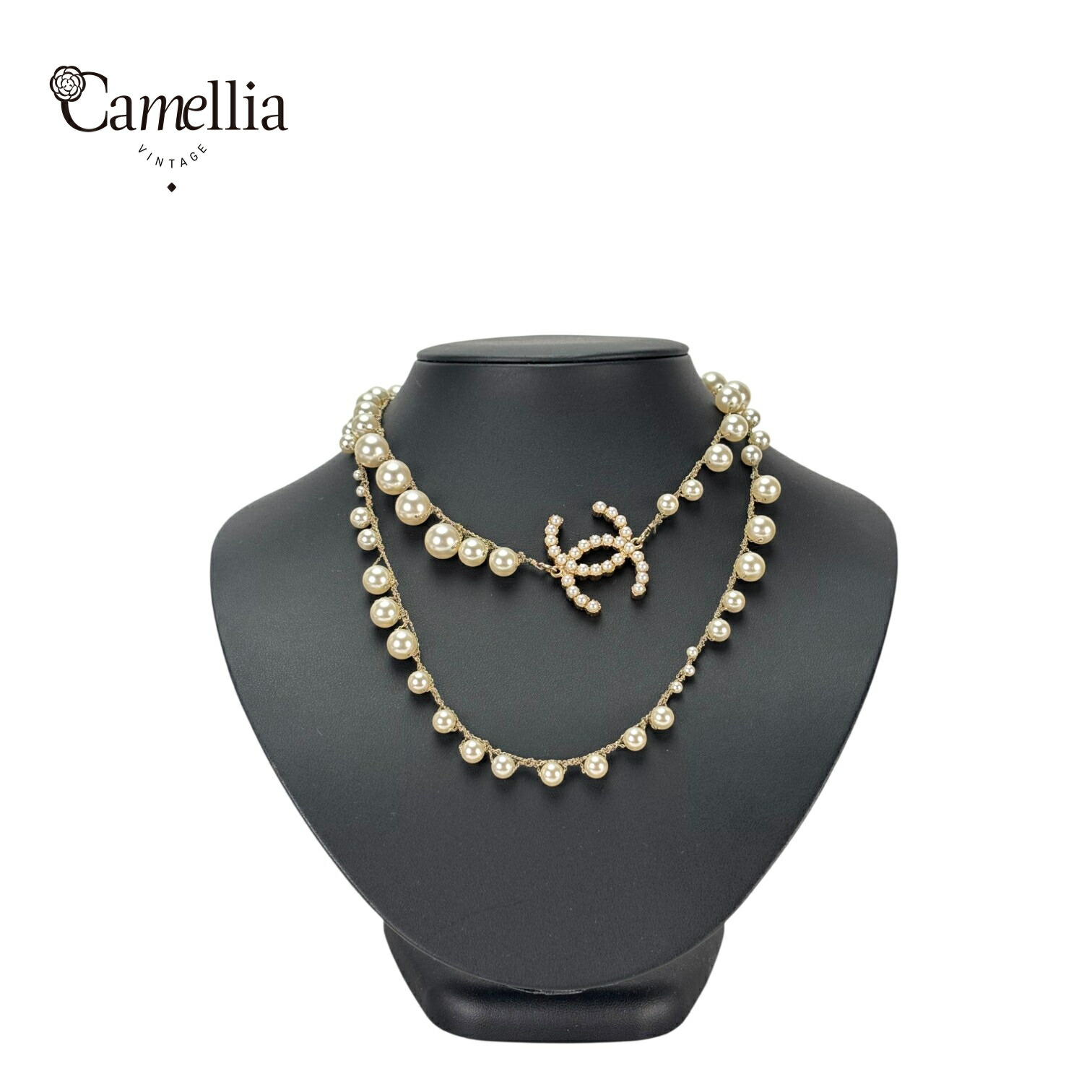 CHANEL sizeロング 二重巻き可 ココマークネックレス 楽天市場】シャネル CHANEL ココマーク パール ロングネックレス 2重