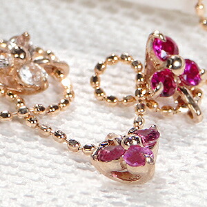 K18pg 0 8ct ルビー ピンク サファイア ステーション ネックレス ステーションネックレス ルビーネックレス サファイアペンダント ゴールド サファイヤネックレス 人気 グラデーション フラワー 花 7月 9月 品質保証書付 送料無料 Deerfieldtwpportage Com