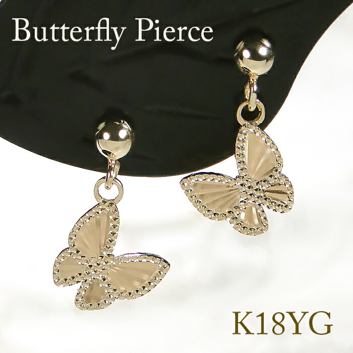 楽天市場】K18PG/Pt900 0.02ct ダイヤモンド ローズ モチーフ ピアス