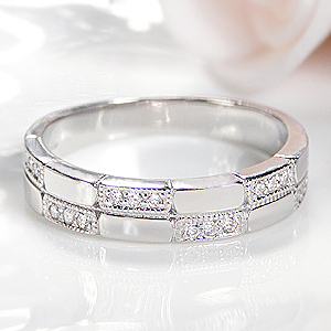 【楽天市場】ダイヤモンド リング プラチナ 指輪 Pt950 ダイヤモンドリング ペアリング シンプル レディース ブライダル 結婚指輪 ペア
