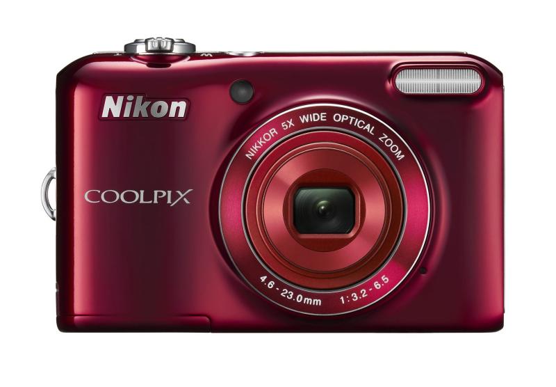 【中古】Nikon デジタルカメラ COOLPIX L28 有効画素数2005万画素 単3乾電池対応 レッド L28RD