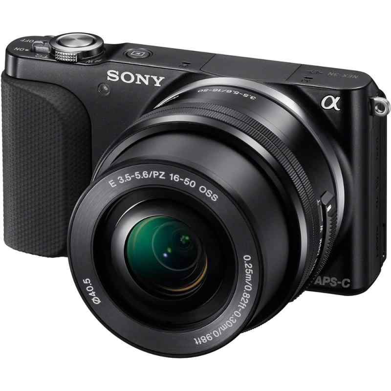 【中古】Sony NEX-3NL/B Mirrorless Digital Camera Kit (Black) by Sony