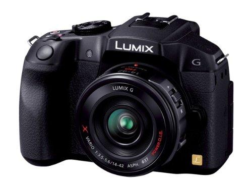 【中古】 パナソニック ミラーレス一眼カメラ ルミックス G6 レンズキット 電動ズームレンズ付属 ブラック DMC-G6X-K 当店保証30日間 人気 ミラーレス 一眼レフ 交換レンズ カメラ