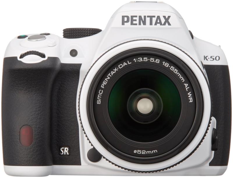 【中古】RICOH デジタル一眼レフ PENTAX K-50 DAL18-55mmWRレンズキット ホワイト K-50 L18-55WR KIT WHITE 10941