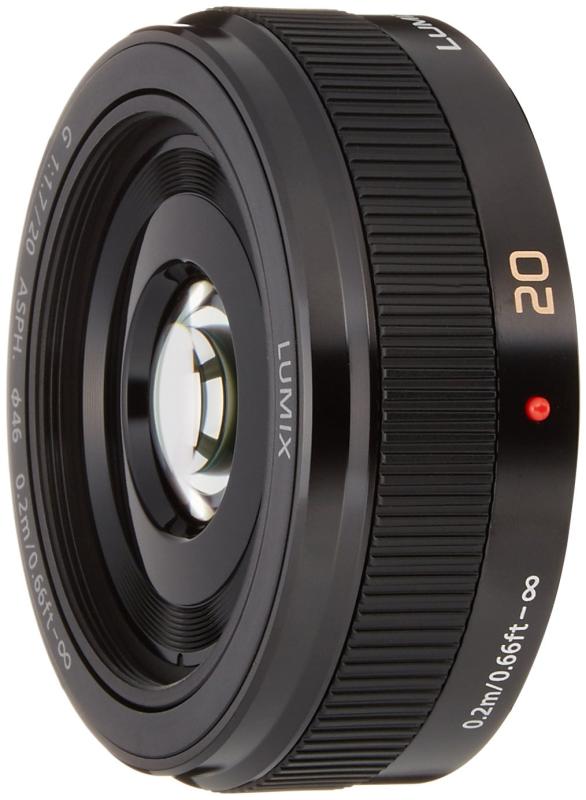 【中古】パナソニック(Panasonic) 単焦点レンズ マイクロフォーサーズ用 ルミックス G 20mm/F1.7 II ASPH. ブラック H-H020A-K