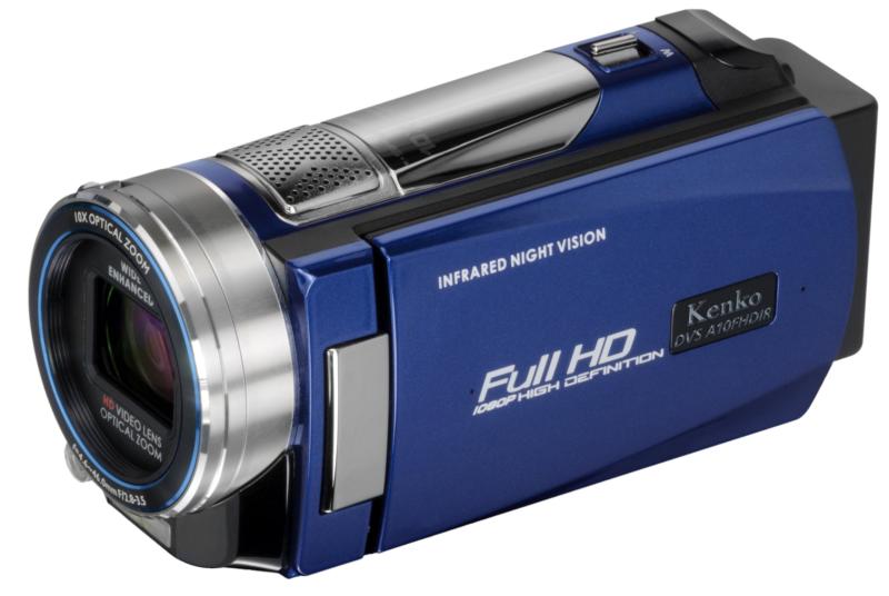 【中古】Kenko フルハイビジョンビデオカメラ DVS A10FHDIR まっ暗がりでも映画化できるIR LED点火装置積み上げる DVSA10FHDIR