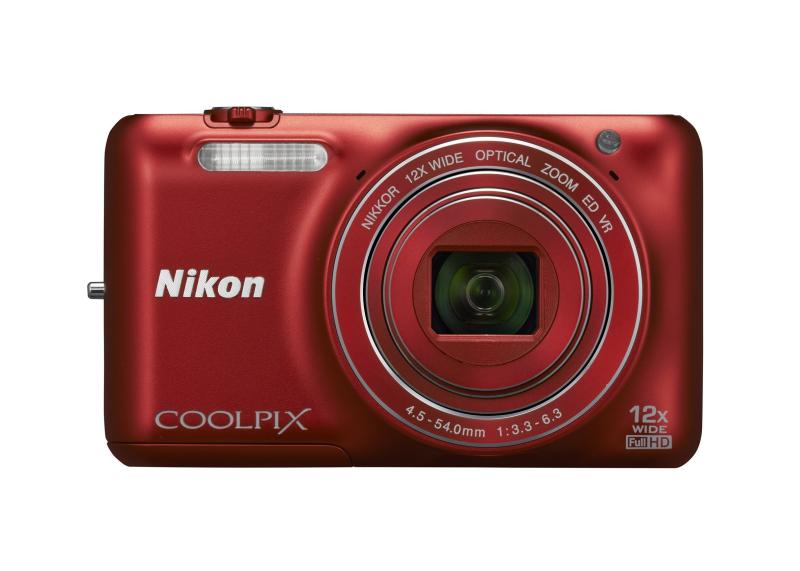 【中古】Nikon クールピクス S6600RD ラズベリー赤いこと