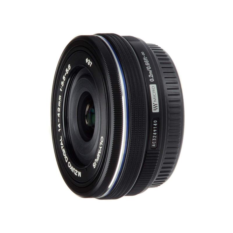 【中古】Olympus M.Zuiko Digital - Zoom lens - 14 mm - 42 mm - f/3.5-5.6 ED EZ - Micro Four Thirds - for Olympus E-P3, E-P5, E-PL1s, 21,600円