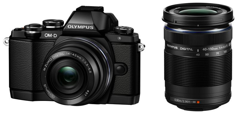 【中古】OLYMPUS 銀鏡受け答え一眼 OM-D E-M10 ダブルズームキット 黒いこと OM-D E-M10 DZKIT BLK