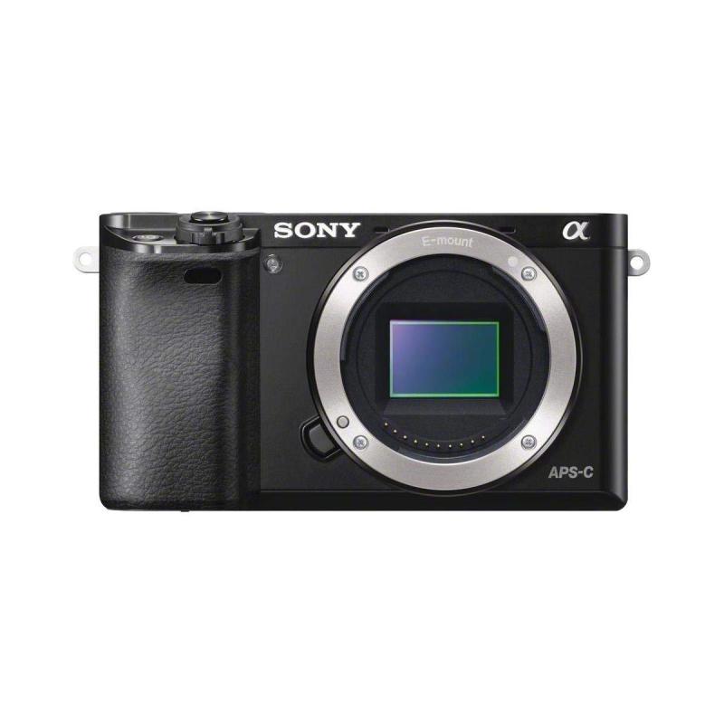 【中古】SONY 銀鏡受け答え一眼 α6000 上半身 黒いこと ILCE-6000 B
