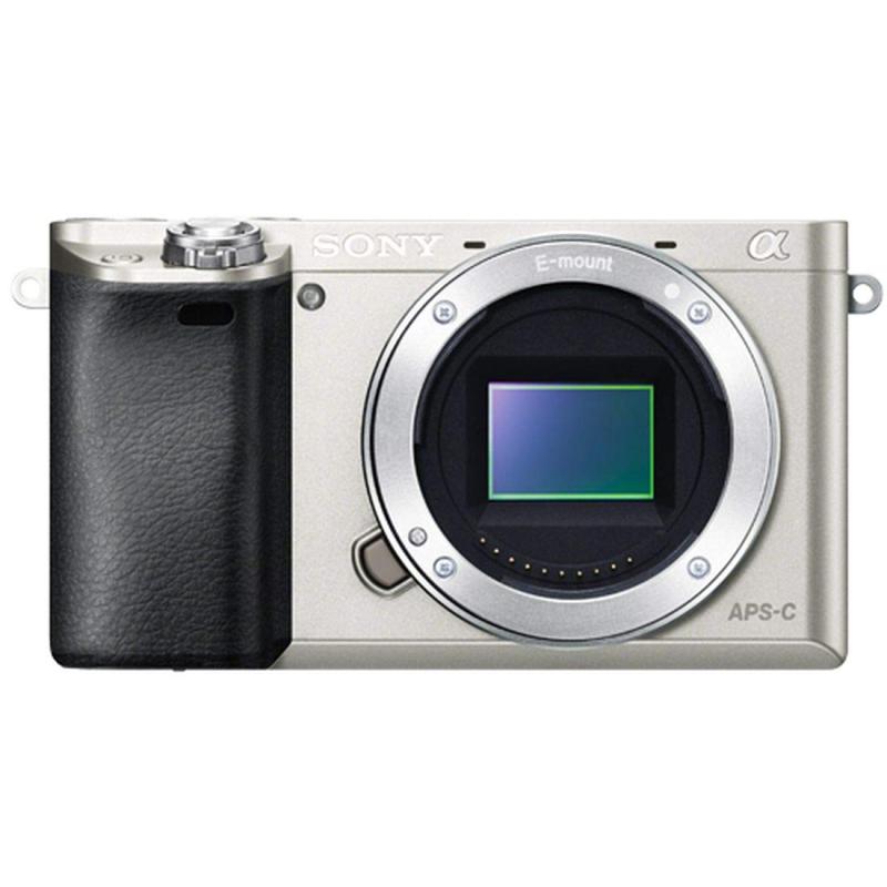 【中古】SONY 銀鏡受け答え一眼 α6000 上半身 しろがね色 ILCE-6000 S
