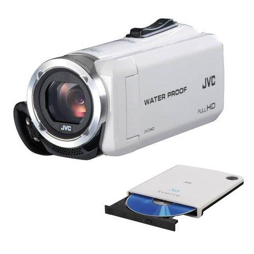 【中古】ＪＶＣケンウッド ハイビジョンメモリームービー エブリオ ホワイトGZ-B800-W