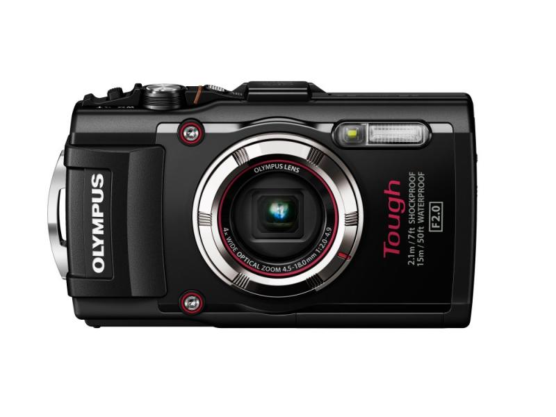 【中古】OLYMPUS デジタル写真機 STYLUS TG-3 Tough 黒いこと 1600万絵素CMOS F2.0 15m雨合羽 100kgf耐荷重 GPS+陰電子羅針盤\u0026amp;内蔵Wi-Fi TG-3 BLK