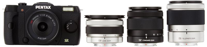 【中古】RICOH PENTAX 鏡鑑受け答え一眼 Q7 割り増し金一揃いの道具 PENTAX Q7 PREMIUM KIT 10753