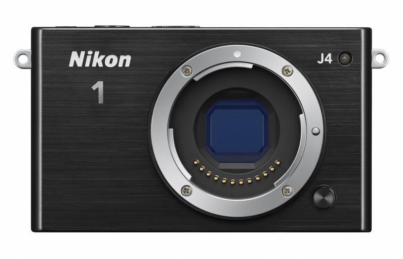 【中古】Nikon 銀鏡受け答え一眼 Nikon1 J4 上半身 黒いこと J4BK