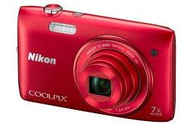 【中古】Nikon COOLPIX S3400 RED ニコン クールピクス 赤いこと