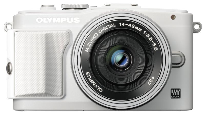 【中古】OLYMPUS ミラーレス一眼 PEN Lite E-PL6 EZレンズキット ホワイト E-PL6 EZ LKIT WHT