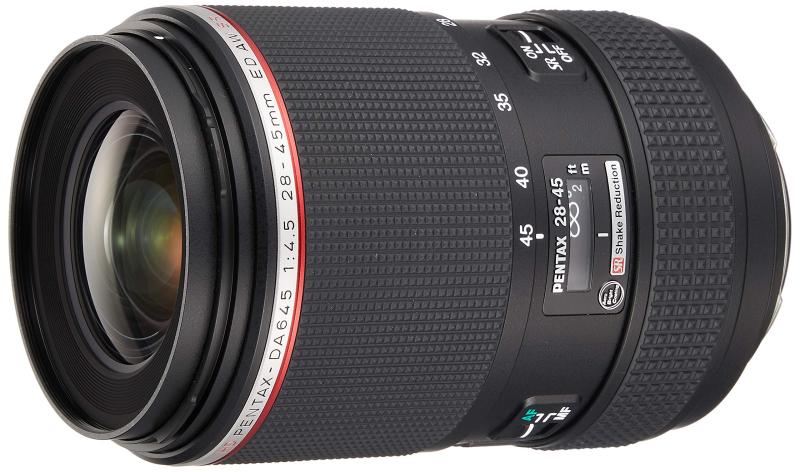 【中古】ペンタックス 固定ディスク PENTAX-DA645 28-45mmF4.5ED AW SR 645マウント超広角望遠レンズ点水晶体 防塵・防滴社会システム 26390