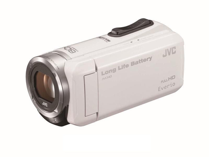 【中古】JVC KENWOOD JVC テレビカメラ EVERIO 内蔵記憶装置32GB 白いこと GZ-F100-W