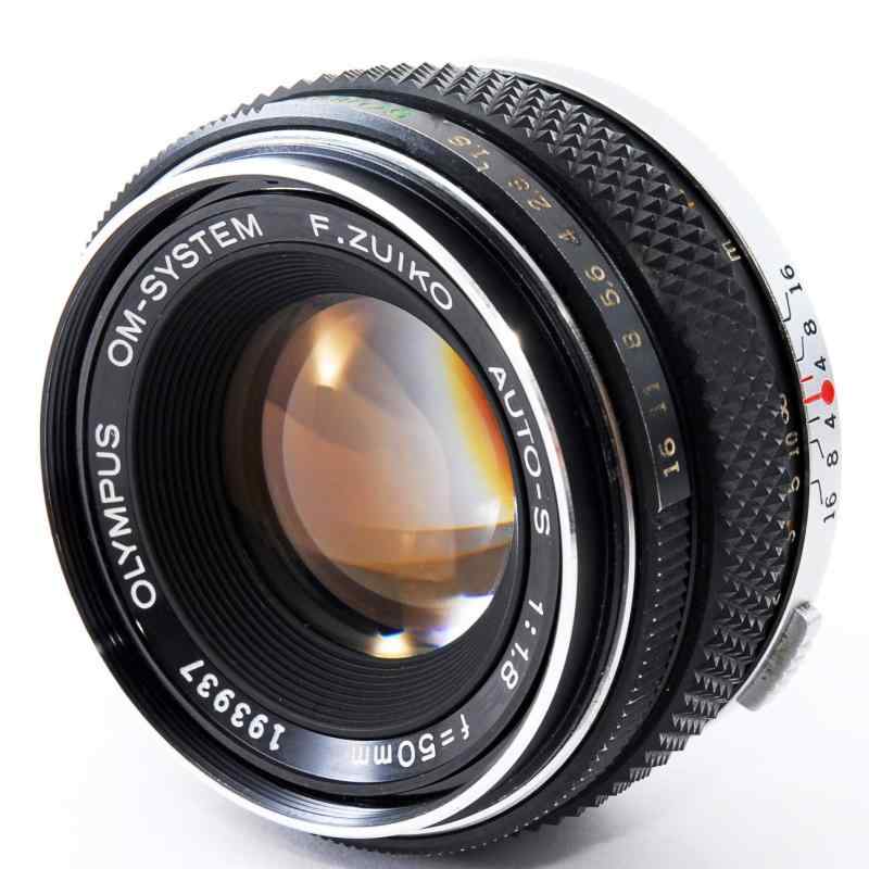 【中古】Olympus OM-SYSTEM F.Zuiko Auto-S 50粍 f1.8 1:1.8