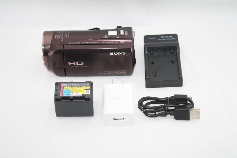 【中古】SONY 固定ディスクテレビカメラ Handycam HDR-CX480 ボルドーワイン赤銅色 光学30倍 HDR-CX480-T