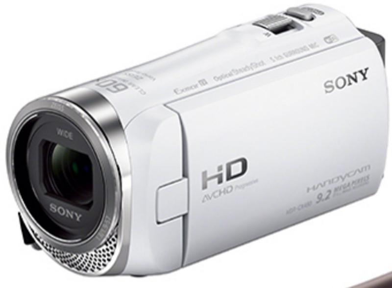 【中古】SONY 固定ディスクテレビカメラ Handycam HDR-CX480 白いこと 光学30倍 HDR-CX480-W