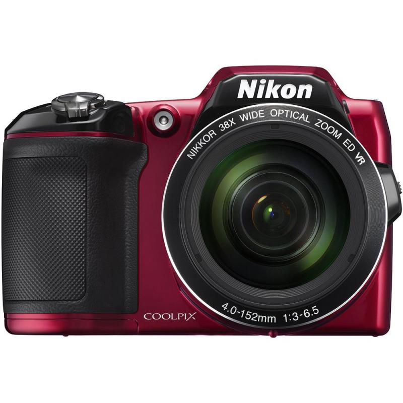 【中古】Nikon COOLPIX L840 デジタル写真機 38倍光学望遠レンズとWi-Fi内蔵 (赤いこと)