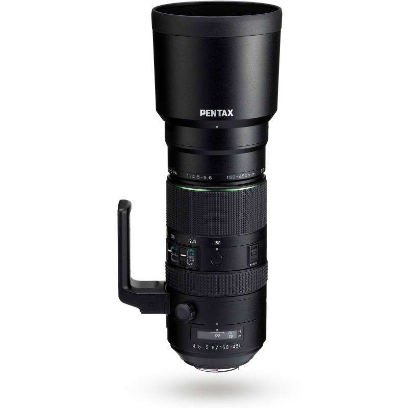 【中古】ペンタックス 固定ディスク PENTAX-D FA 150-450mmF4.5-5.6ED DC AW 遠距離映画化に適した超望遠望遠レンズ, アウトドアでも安全性のあるの防塵防滴社会システム, 逆光などの威風堂堂たる明かり下でも対比の止ん事無いせつ然たるな描き出すを