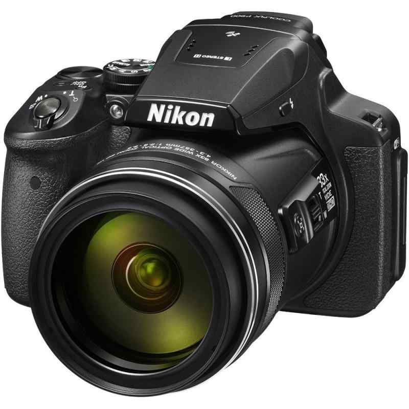 【中古】ニコン COOLPIX P900 デジタル写真機 83倍光学望遠レンズ付き添い人 Wi-Fi内蔵 黒いこと 写真機 水晶体一揃いの道具 一眼二眼レフ 銀鏡受け答え 中古 一般受け 高画質