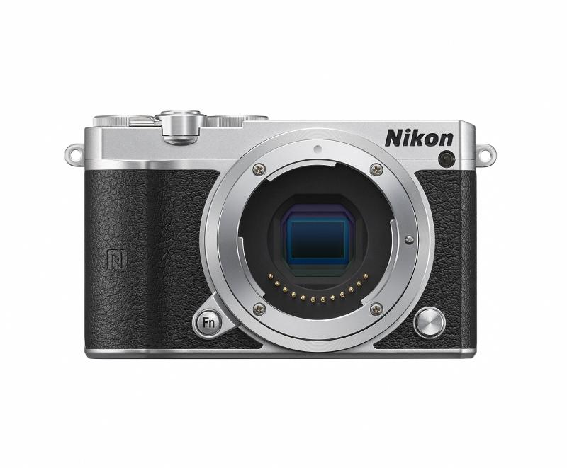 【中古】Nikon 鏡鑑受け答え一眼 Nikon1 J5 上半身 しろがね色 J5SL
