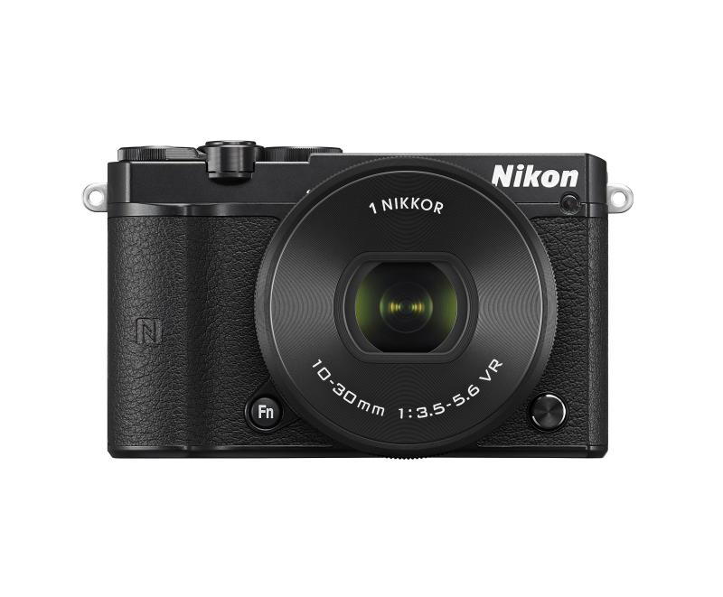 【中古】Nikon 銀鏡受け答え一眼 Nikon1 J5 判定基準パワーズームレンズキット 黒いこと J5HPLKBK