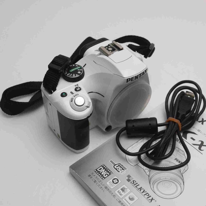 【中古】 PENTAX デジタル一眼レフカメラ K-x ボディ ホワイト 当店保証30日間 人気 ミラーレス 一眼レフ 交換レンズ カメラ|カメラFanks-PROShop 店