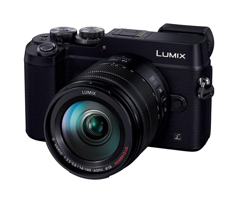 【中古】パナソニック 鏡鑑受け答え一眼写真機 ルミックス GX8 水晶体一揃いの道具 高倍率望遠レンズ嘱する 2030万絵素 黒いこと DMC-GX8H-K