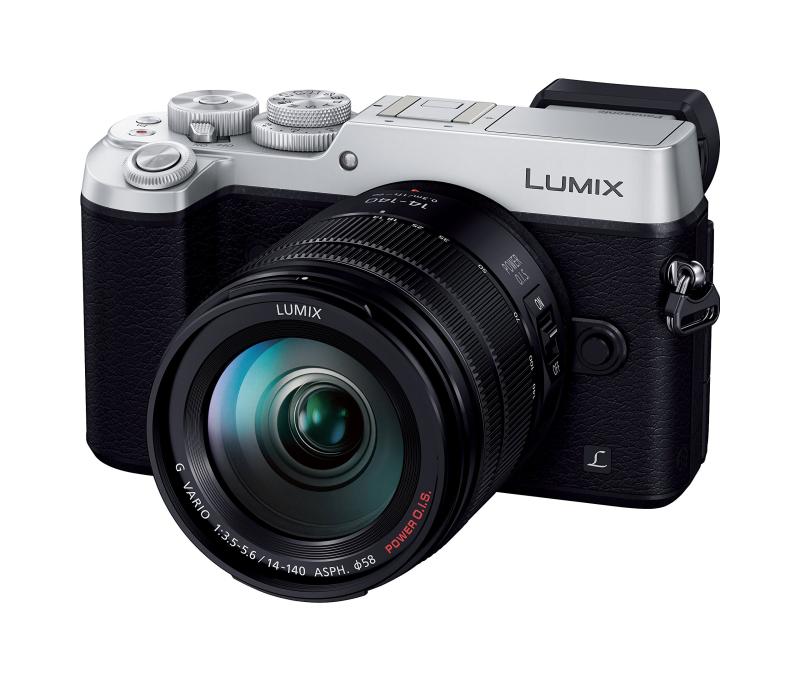 【中古】パナソニック 鏡鑑受け答え一眼写真機 ルミックス GX8 水晶体一揃いの道具 高倍率望遠レンズ嘱する 2030万絵素 しろがね色 DMC-GX8H-S