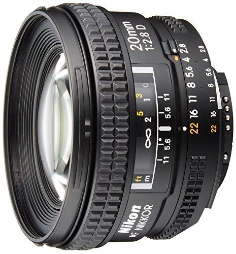 【中古】Nikon AF FX NIKKOR 20mm f/2.8D Fixed Zoom Lens with Auto Focus for Nikon DSLR Cameras [並行輸入品]