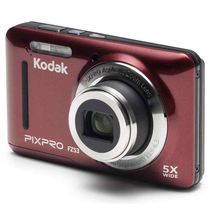 【中古】Kodak PIXPRO Friendly Zoom FZ53 16 MP Digital Camera with 5X Optical Zoom and 2.7 LCD Screen (Red) by Kodak