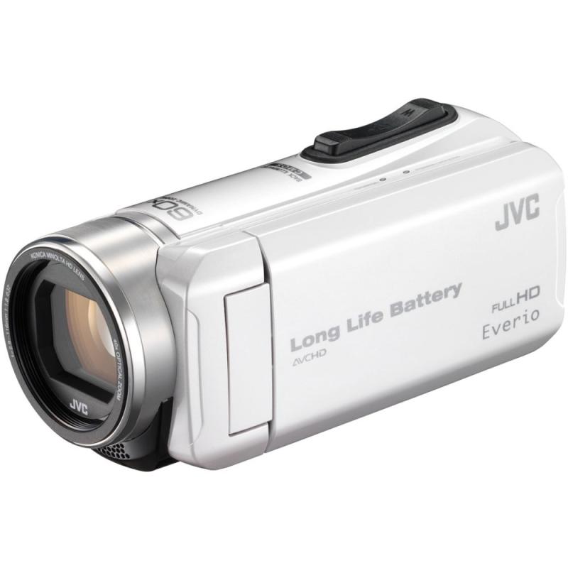 【中古】 JVC ビデオカメラ Everio R 耐低温 耐衝撃 長時間内蔵バッテリー 内蔵メモリー32GB パールホワイト GZ-F200-W 当店保証30日間 人気 ミラーレス 一眼レフ 交換レンズ カメラ