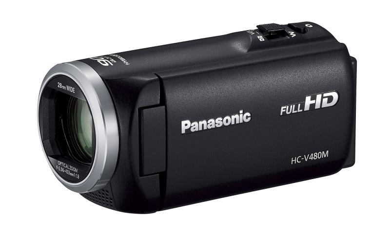 【中古】パナソニック 固定ディスクテレビカメラ V480M 32GB 高倍率90倍望遠レンズ 黒いこと HC-V480M-K