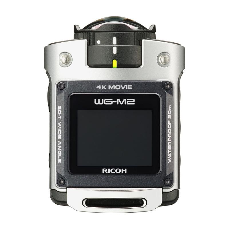 【中古】RICOH 防水アクションカメラ WG-M2 シルバー 4K動画 超広角204度 ハウジング不要 防水20m 耐衝撃2m 交換レンズ カメラレンズ 撮影 中古 人気 おすすめ 高画質