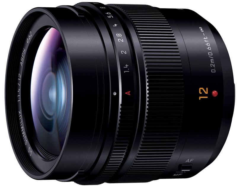 【中古】パナソニック(Panasonic) 単興味の中心 広角水晶体 マイクロフォーサーズ用 ライカ DG SUMMILUX 12粍/F1.4 ASPH. H-X012
