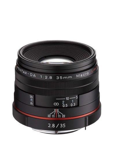 【中古】PENTAX Limited lens standard single focus macro lens 固定ディスク PENTAX-DA35mmF2.8 Macro Limited black K mount APS-C size 21450 [並行輸