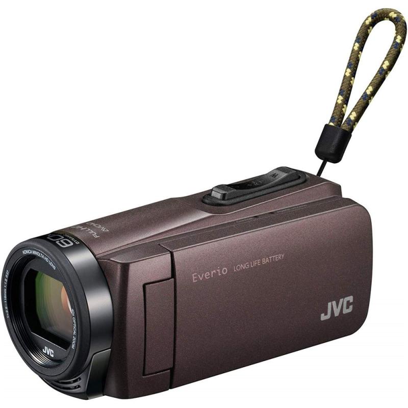 【中古】JVCKENWOOD JVC テレビカメラ Everio 耐衝撃 耐低温 32GB 赤銅色 GZ-F270-T