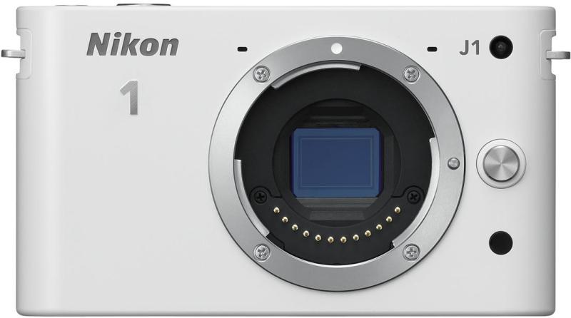 【中古】Nikon 鏡鑑受け答え一眼写真機 Nikon 1 J1 白いこと 上半身 写真機 デジタル写真機 一眼二眼レフ 鏡鑑受け答え 中古 一般受け 高画質