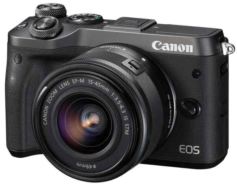 【中古】Canon ミラーレス一眼カメラ EOS M6 レンズキット(ブラック) EF-M15-45mm F3.5-6.3 IS STM 付属 EOSM6BK-1545ISSTMLK｜カメラFanks-PROShop 店
