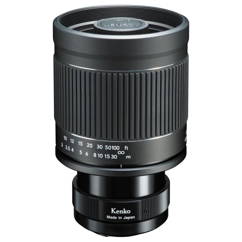 中古】Kenko 望遠レンズ ミラーレンズ 400mm F8 NII フジフイルムX用