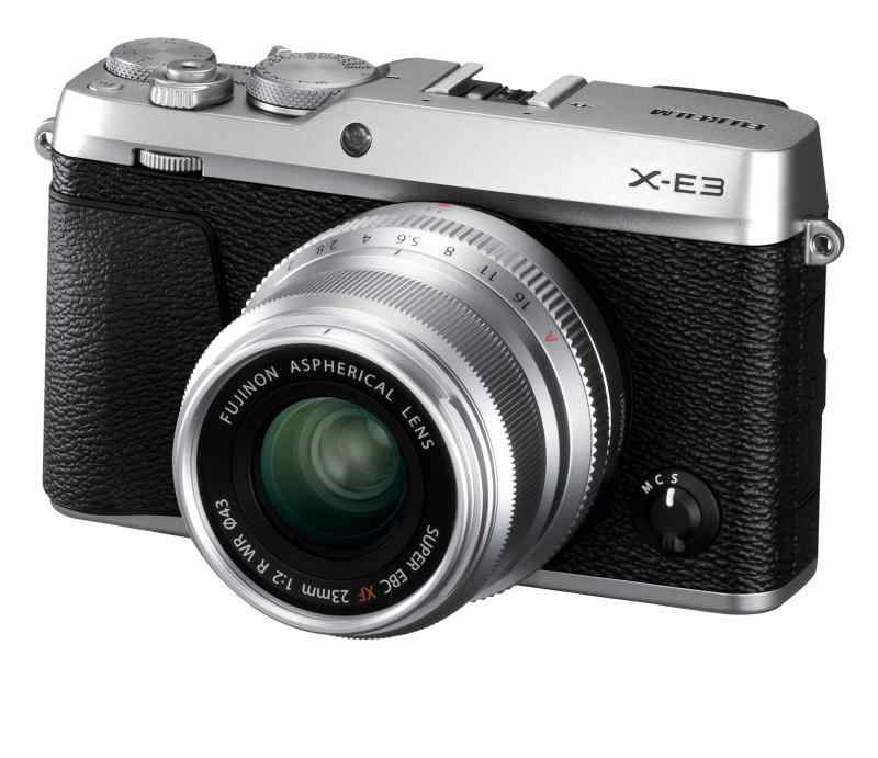 【中古】富士フイルム(FUJIFILM) ミラーレス一眼カメラ X-E3単焦点レンズキットシルバー X-E3LK23F2-S