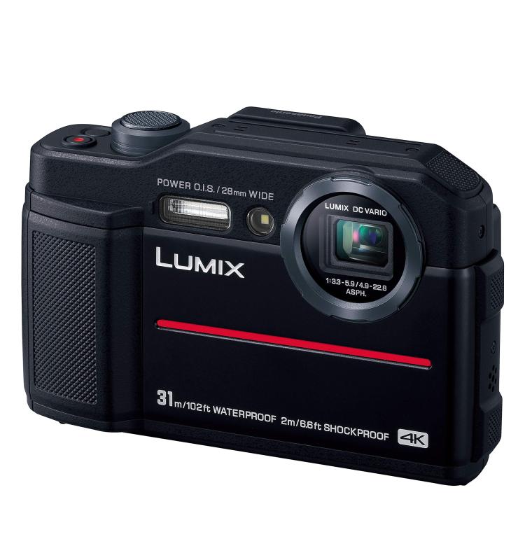【中古】 パナソニック コンパクトデジタルカメラ ルミックス FT7 防水 4K動画対応 ブラック DC-FT7-K 当店保証30日間 人気 ミラーレス 一眼レフ 交換レンズ カメラ