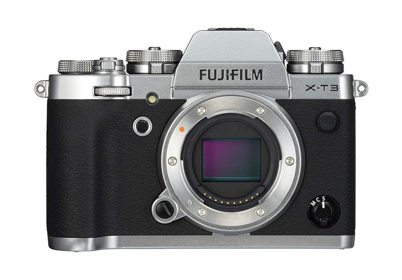 【中古】富士フイルム(FUJIFILM) 鏡鑑受け答え一眼写真機 X-T3上半身 しろがね色 X-T3-S