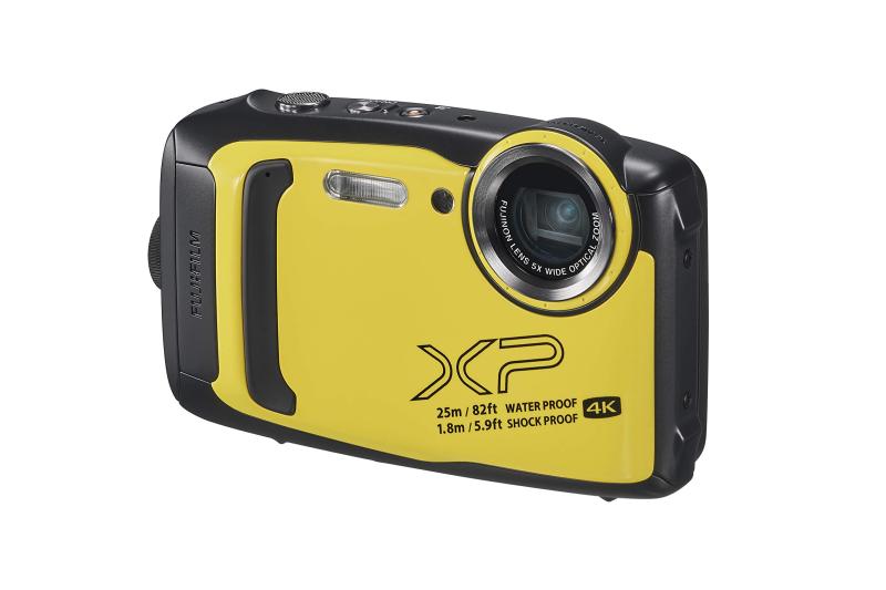 【中古】富士フイルム(FUJIFILM) 雨合羽写真機 XP140 黄色 FX-XP140Y